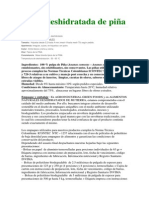 Pulpa Deshidratada de Piña PDF