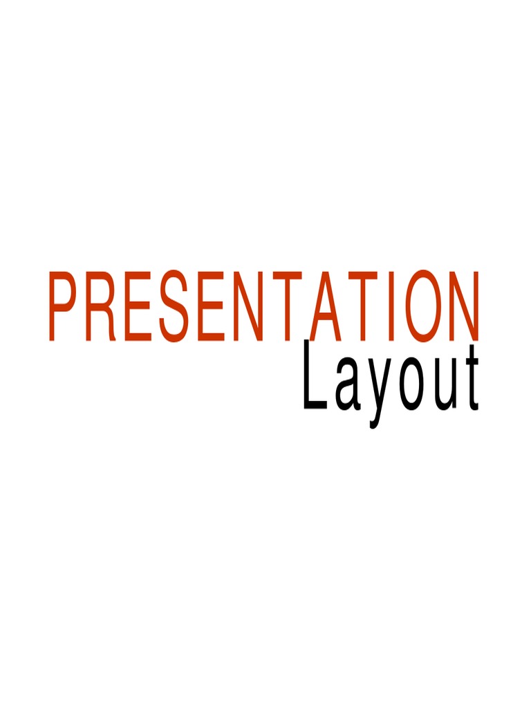 Presentation Layout | PDF