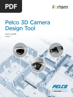 Pelco 3D Camera Design Tool User Guide v3.6.1