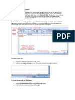 Exploring The Excel Environment