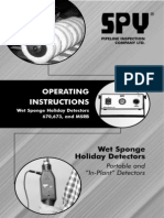 Wet Sponge Holiday Detectors Guide