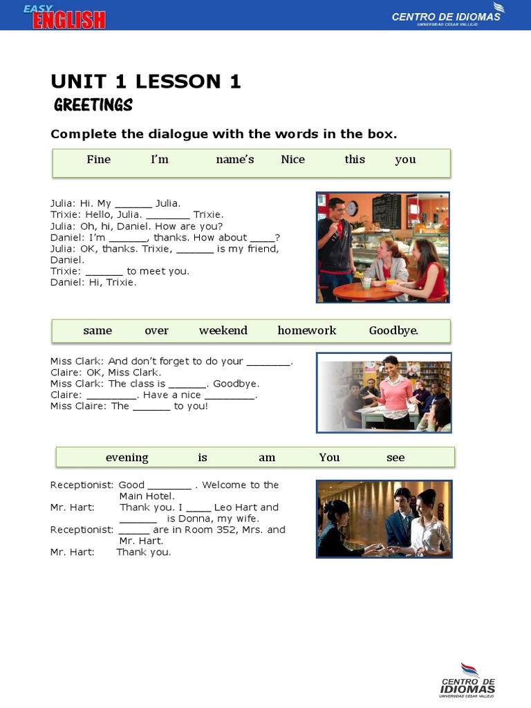 Greetings Practice for Beginners | PDF | Art