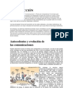 Antecedentes y evolución de las comunicaciones y redes de computadoras