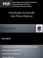 Introdução ao Estudo das Fibras Ópticas