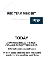 Red Team Mindset