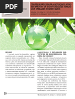 OPORTUNIDADES PARA A INOVAÇÃO E APROVEITAMENTO DA BIODIVERSIDADE AMAZÔNICA EM BASES SUSTENTÁVEIS