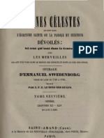Em Swedenborg ARCANES CELESTES TomeNeuvieme Genese XLI XLIV Numeros 5191 5866 LeBoysDesGuays 1853