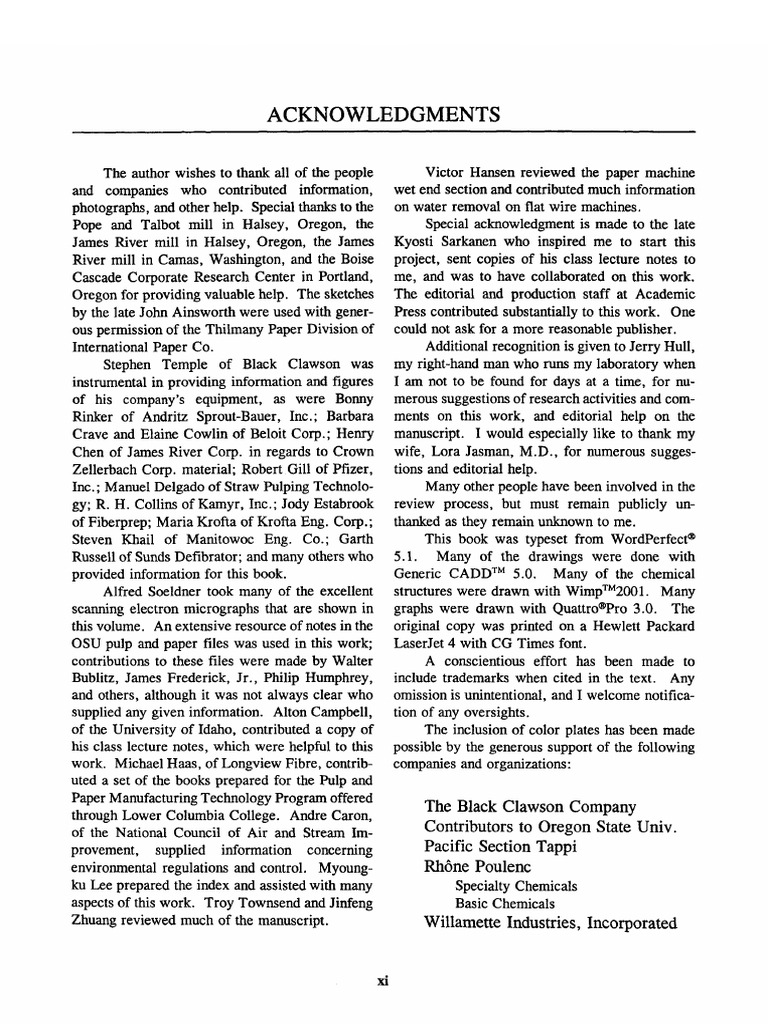 Handbook of Paper and Pulp Making