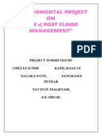 Pre-Post Flood Management