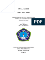 Template Laporan Tugas Akhir AMIK Tunas Bangsa Tahun Ajaran 2014 MI