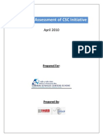 IMRB DIT Mid Term CSC Assessment Detailed Report Oct 2010