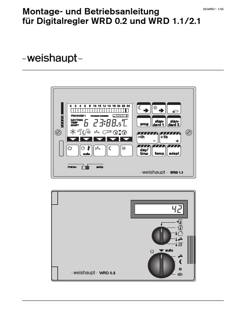 Weishaupt WRD | Temperature | Mechanical Engineering