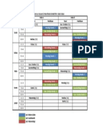 Jadwal Kuliah & Praktikum Semester 2