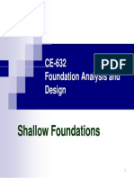 CE 632 Shallow Foundations Part-1