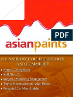Presentation On Asian Paints