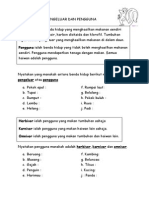 Worksheet Food Chain