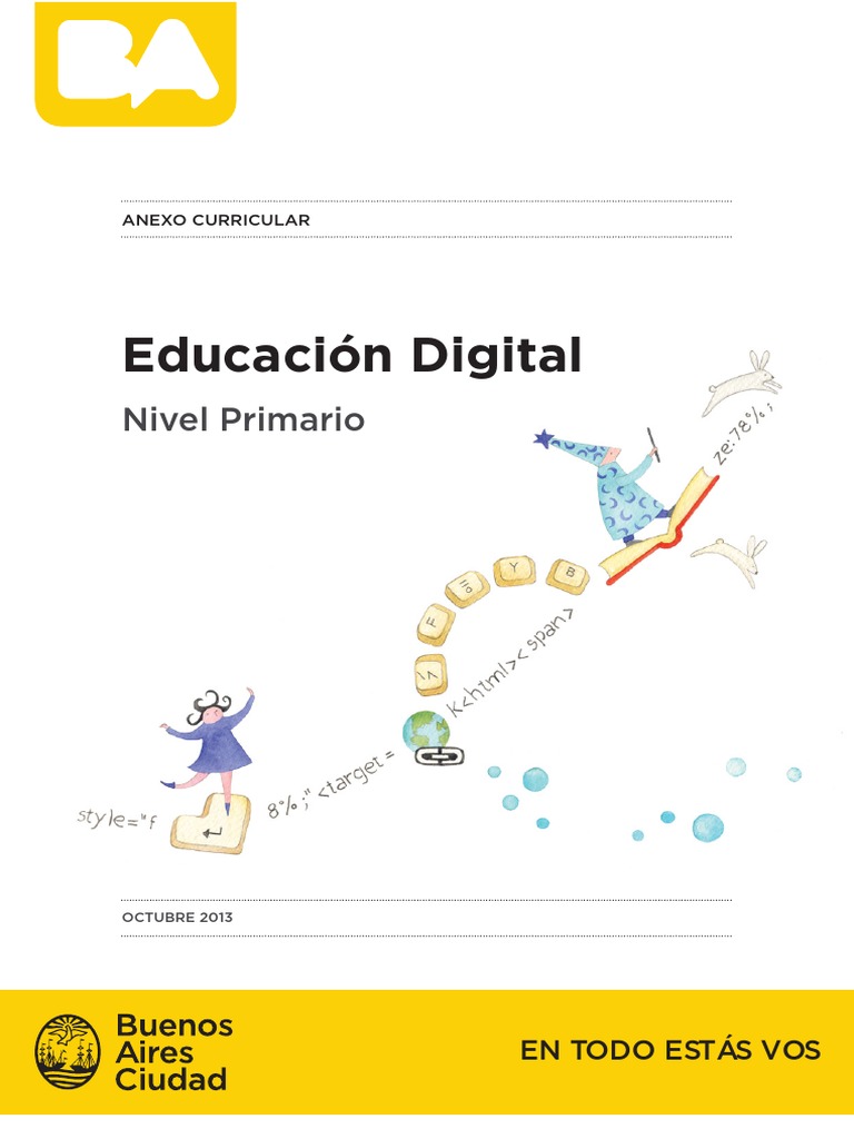 Educacion Digital. Anexo Curricular | PDF | Plan de estudios ...