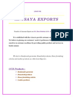 Anusaya Exports-Final Profile