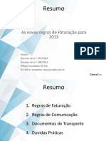 Novas Regras Facturacao 2013