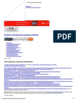 100 Keyboard Shortcuts (Windows)
