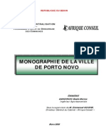 Monographie Porto Novo