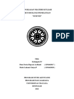Download Metode survey  by Made Laksmi Cintya Pucangan SN208562895 doc pdf