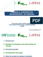 Evaluacion Ahorradores de Energia Rosa E Llamas