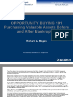 Opportunity Buying 101 Purchasing Valuable Assets Before and After Bankruptcy