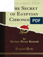 The Secret of Egyptian Chronology