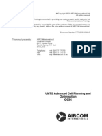 Aircom - UMTS Advanced Cell Planning and Optimisation PS-TR-005-O036 - v5.0