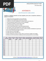 Adjunto Adverbial X Adjunto Adnominal Gabarito | PDF | Pronome ...