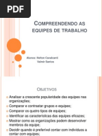 Compreendendo as Equipes de Trabalho