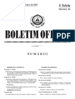 Decreto Lei 68-2005- Regime Jurídico do comércio externo