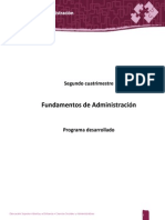 FUNDAMENTOS DE ADMINISTRACIÓN