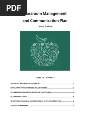 Classroom Management Plan