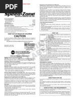 Label Speedzone Red