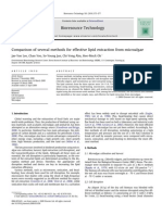 Most Effective Lipid Extraction Method from Microalgae