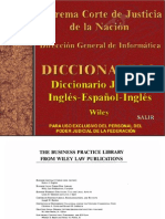 Diccionario Jurídico Inglés-Español-Inglés