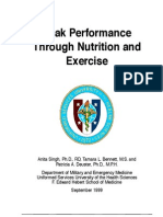 US Navy - Peak Performance Through Nutrition and Exercise