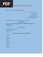 Geografia Do Turismo