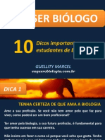 Vou Ser Biólogo - 10 Dicas Importantes