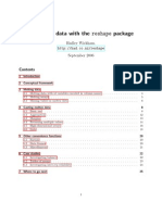 Reshape Package Examples