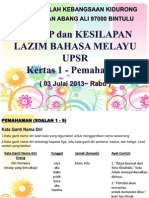 Tips BM UPSR Kertas 1