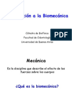 Introduccion a la Biomecánica