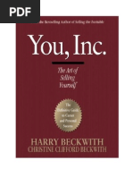 Download You Inc the Art of Selling Yourself - Harry Beckwith Christine Clifford by dosageman1 SN208641083 doc pdf