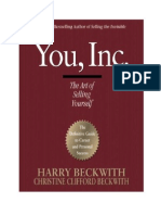 You, Inc. The Art of Selling Yourself - Harry Beckwith, Christine Clifford