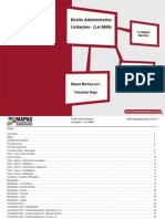 Mapas mentais Lei 8.666- licitação