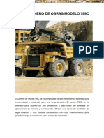 Manual Familiarizacion Camion Minero Obras 789c Caterpillar PDF