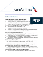 Basic Measurements in The Airline Business