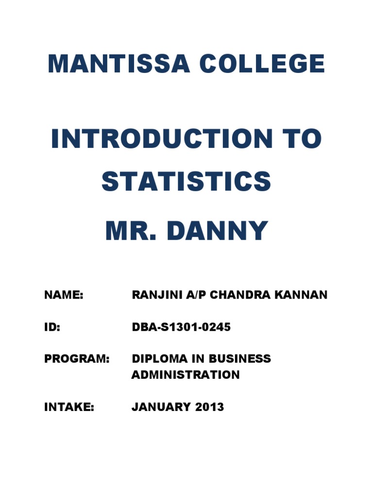 assignment on introduction to statistics